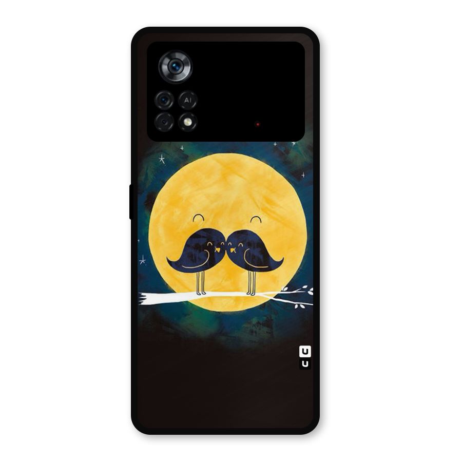 Bird Moustache Metal Back Case for Poco X4 Pro 5G
