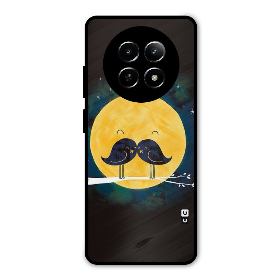 Bird Moustache Metal Back Case for Realme 13