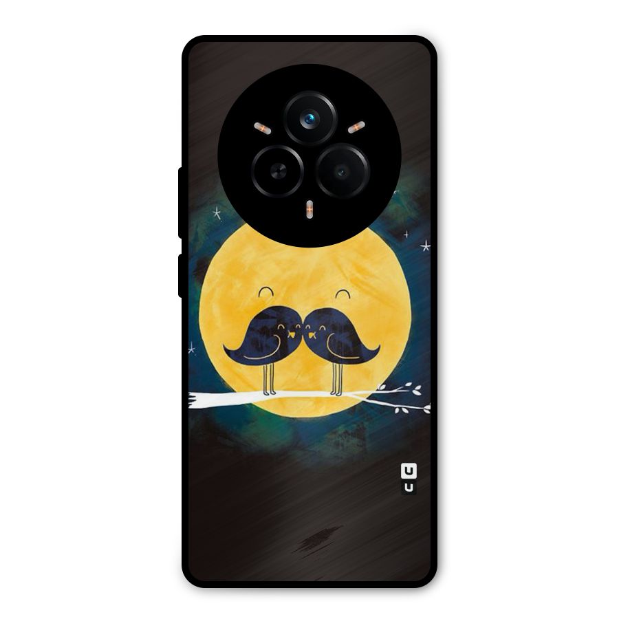 Bird Moustache Metal Back Case for Realme 14 Pro