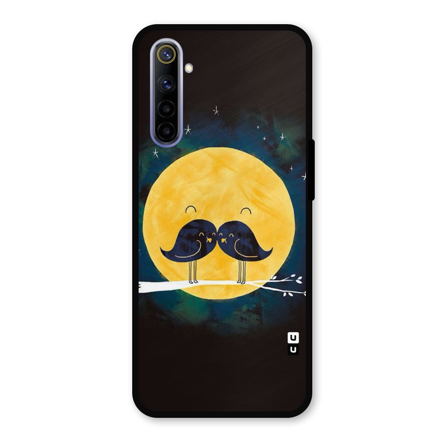 Bird Moustache Metal Back Case for Realme 6i