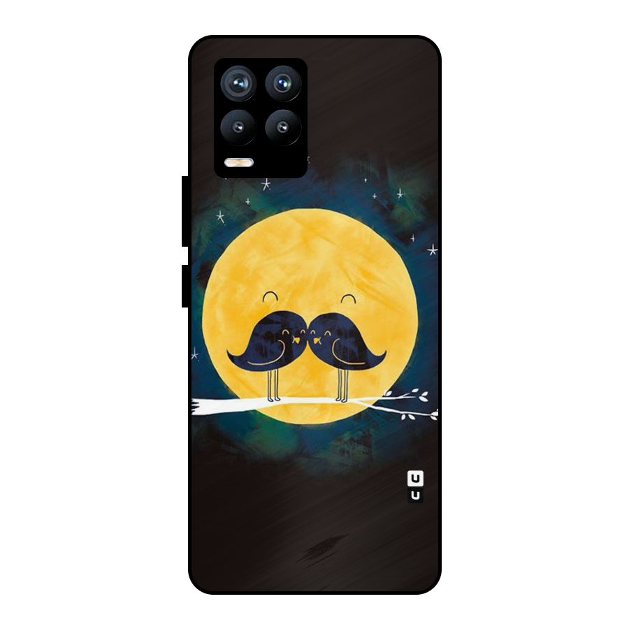 Bird Moustache Metal Back Case for Realme 8 Pro