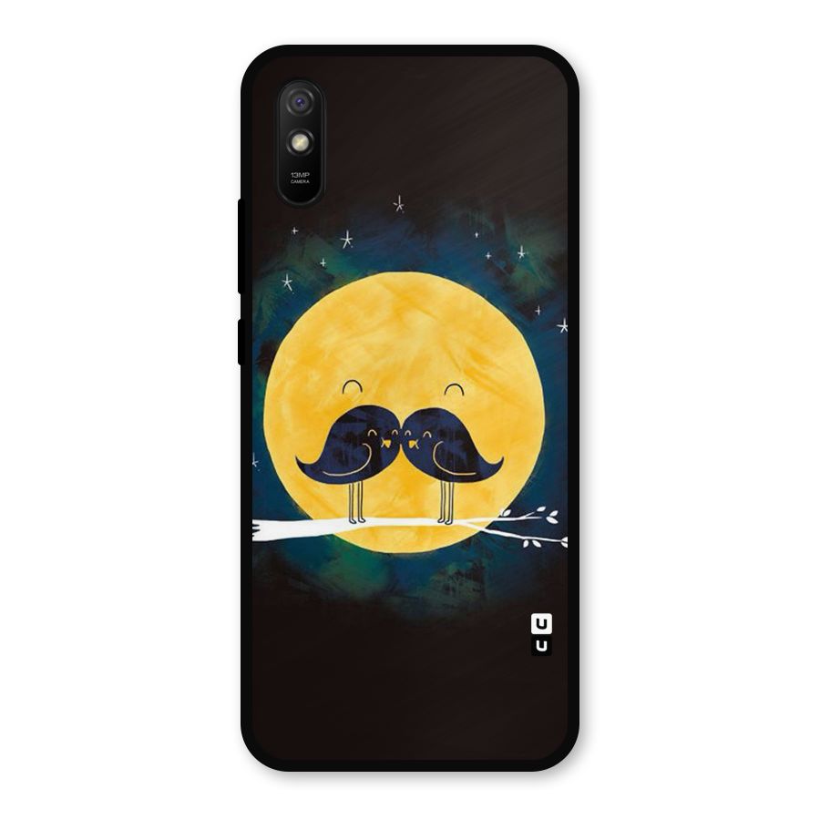 Bird Moustache Metal Back Case for Redmi 9i