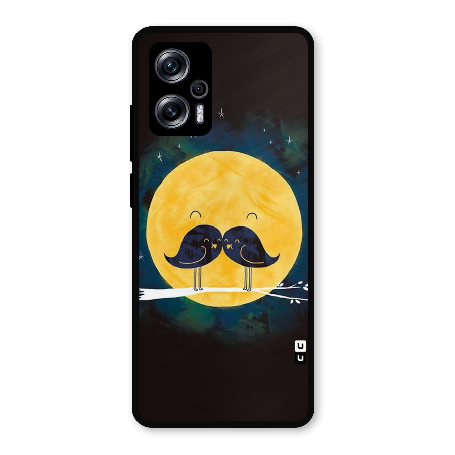 Bird Moustache Metal Back Case for Redmi K50i