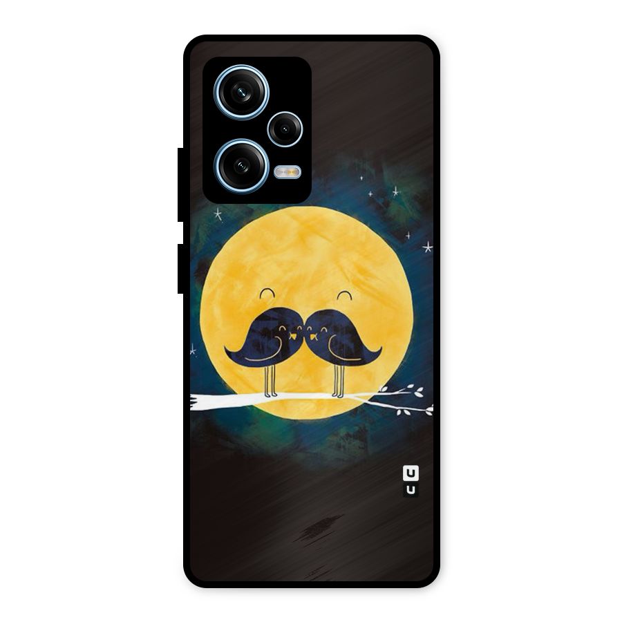 Bird Moustache Metal Back Case for Redmi Note 12 Pro
