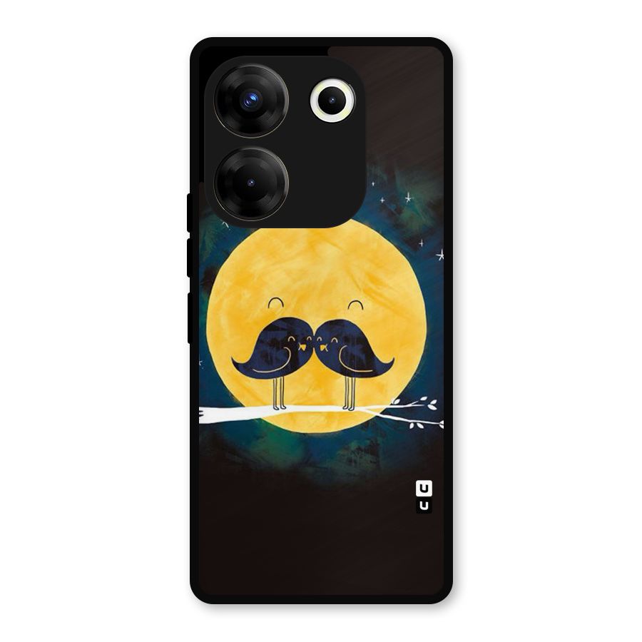 Bird Moustache Metal Back Case for Tecno Camon 20 Pro