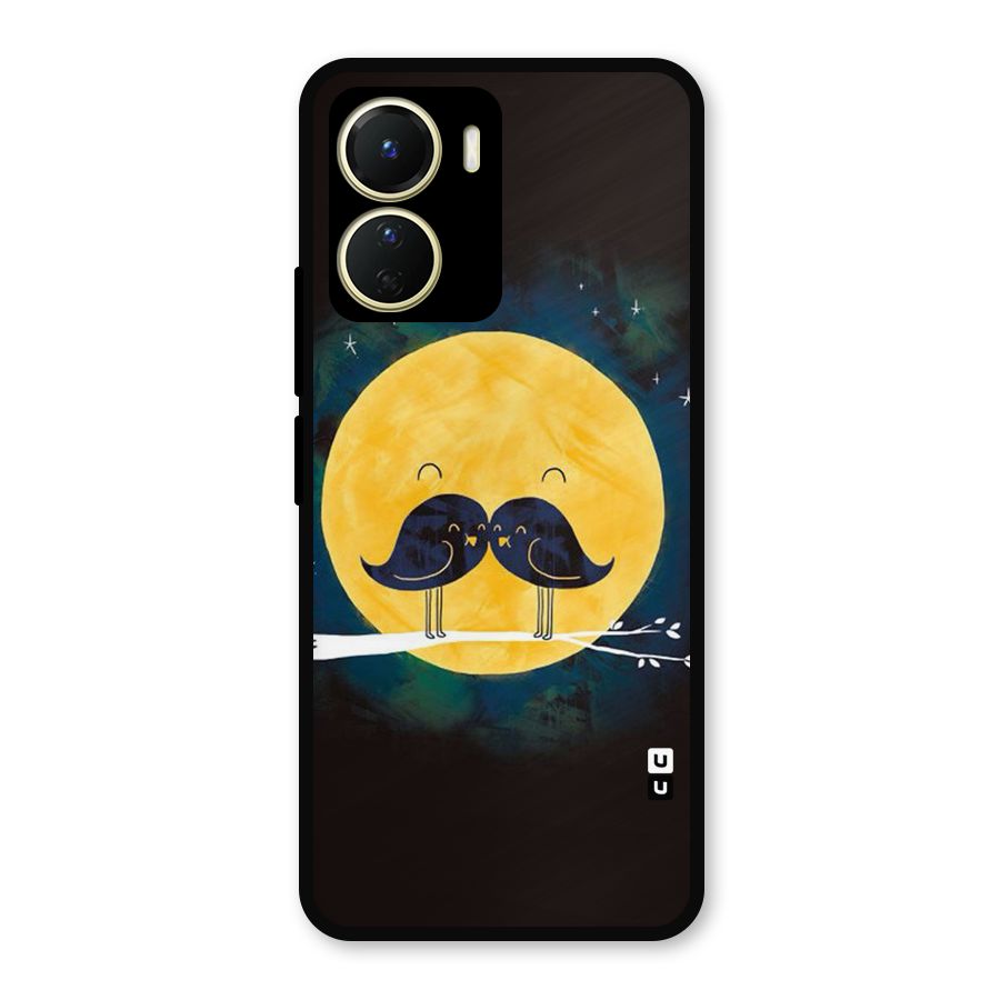 Bird Moustache Metal Back Case for Vivo T2x