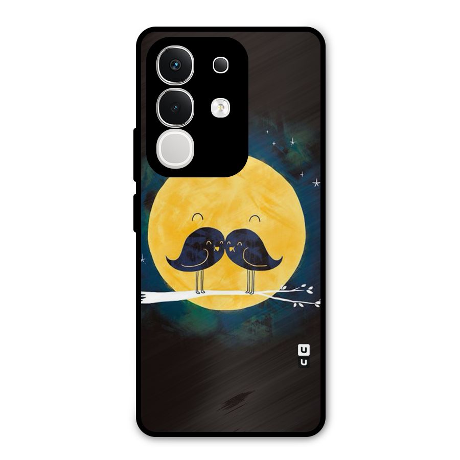 Bird Moustache Metal Back Case for Vivo T4x
