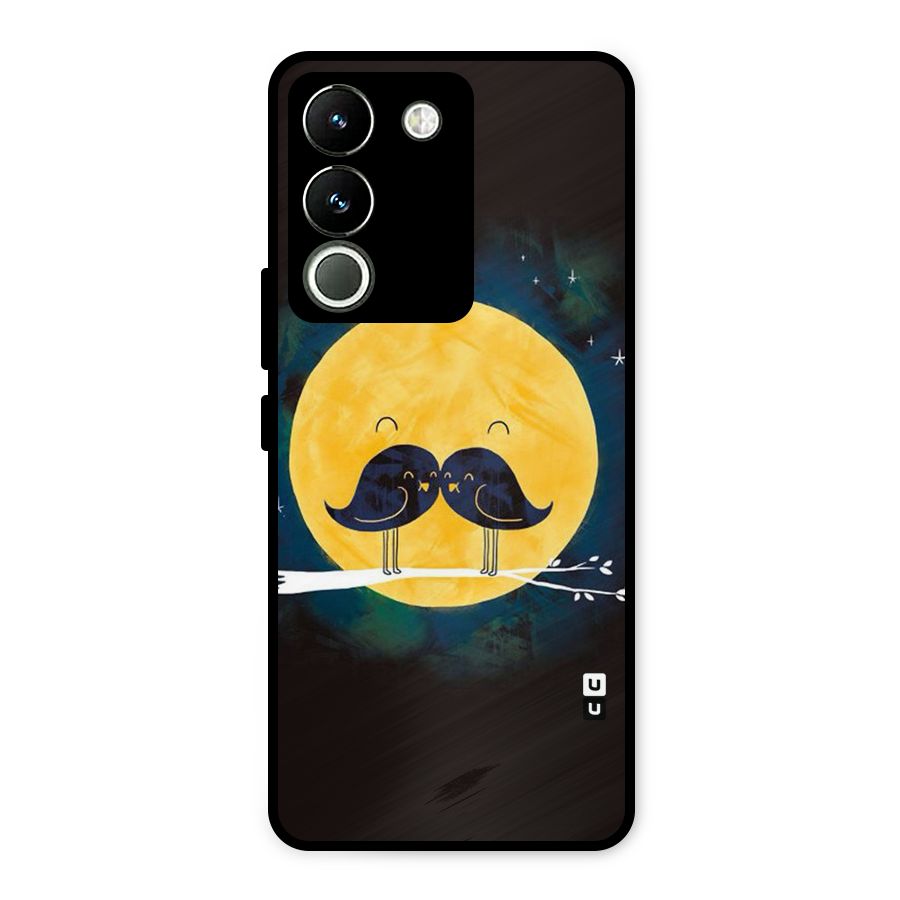 Bird Moustache Metal Back Case for Vivo Y200