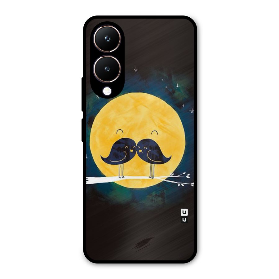 Bird Moustache Metal Back Case for Vivo Y28