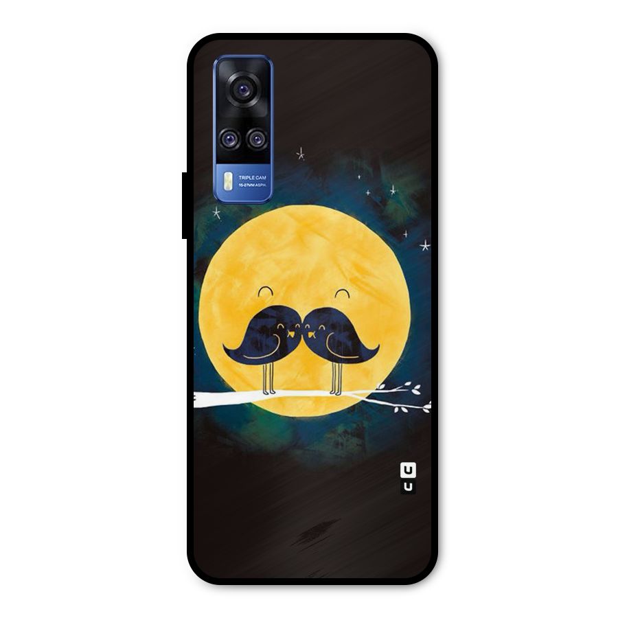 Bird Moustache Metal Back Case for Vivo Y51A