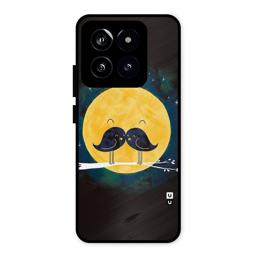 Bird Moustache Metal Back Case for Xiaomi 14