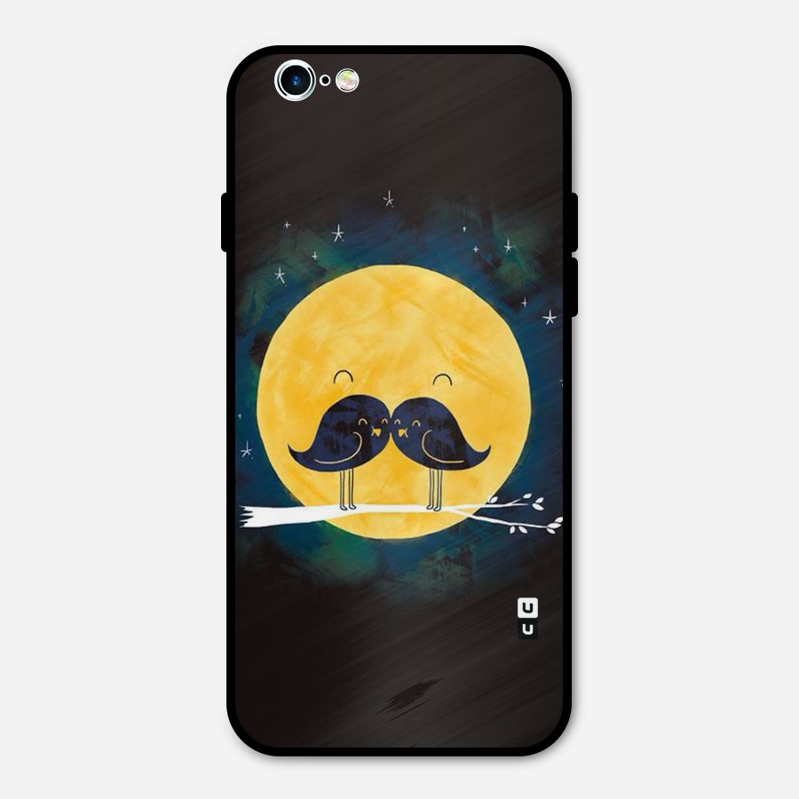 Bird Moustache Metal Back Case for iPhone 6 6s