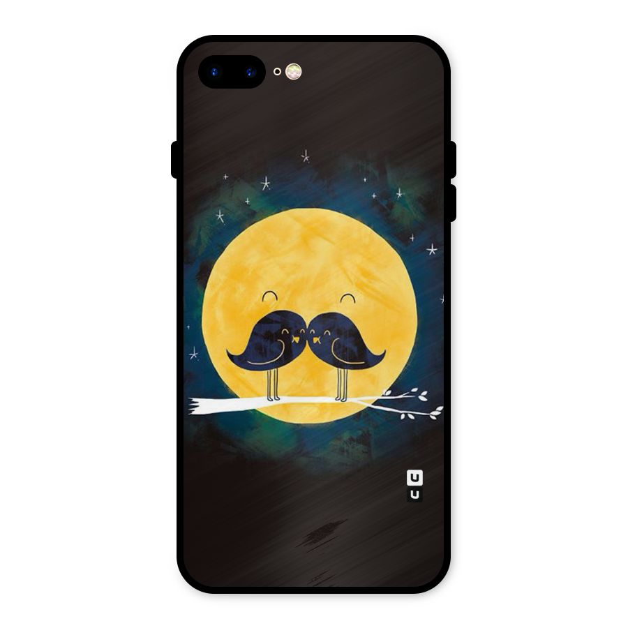 Bird Moustache Metal Back Case for iPhone 8 Plus