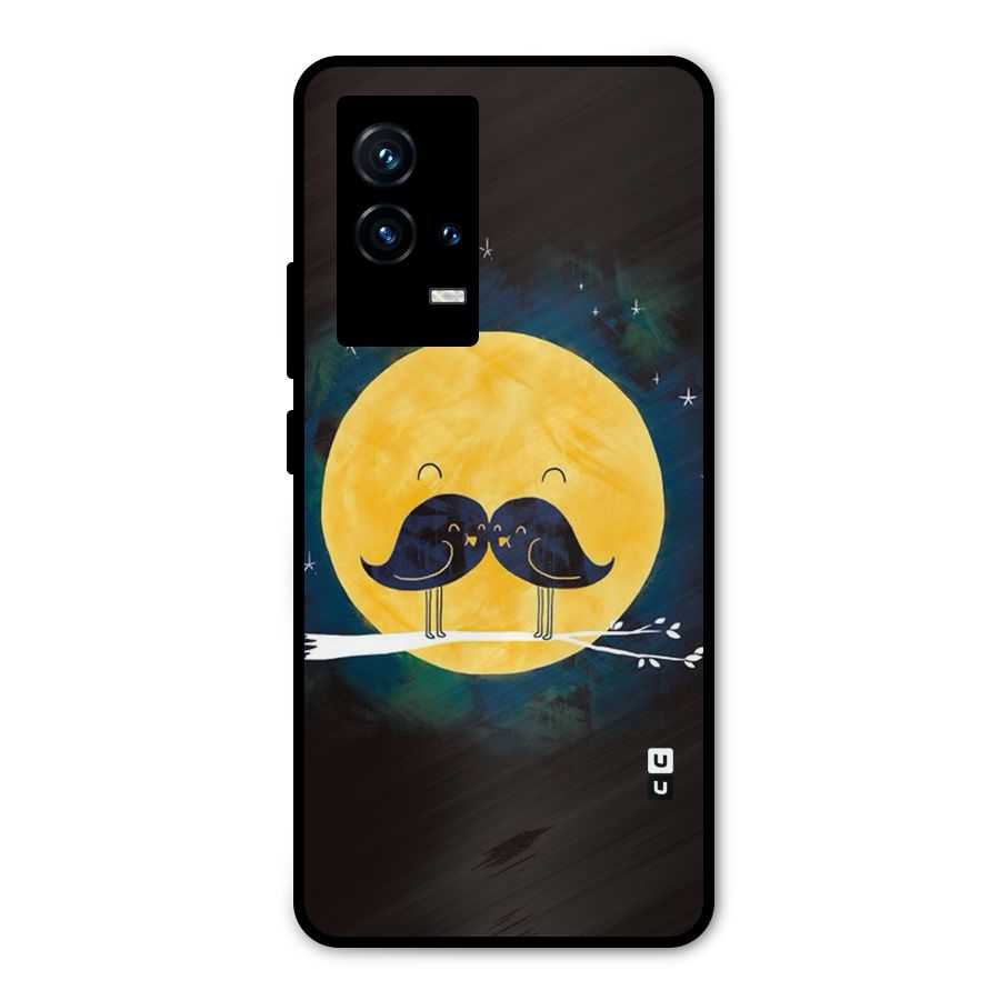 Bird Moustache Metal Back Case for iQOO 9 5G