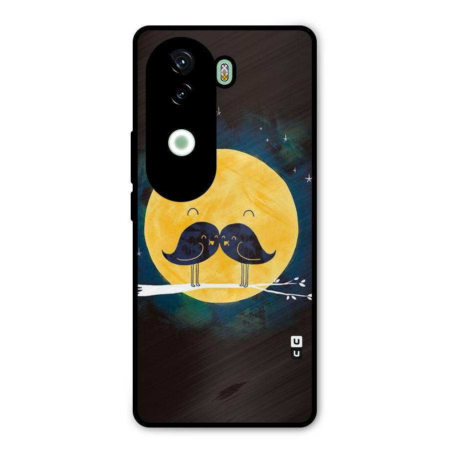 Bird Moustache Metal Back Case for iQOO Z9s