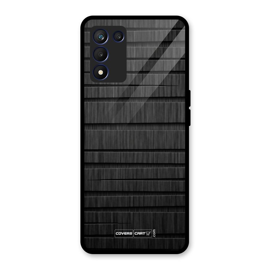 Black Abstract Glass Back Case for Realme 9 5G Speed