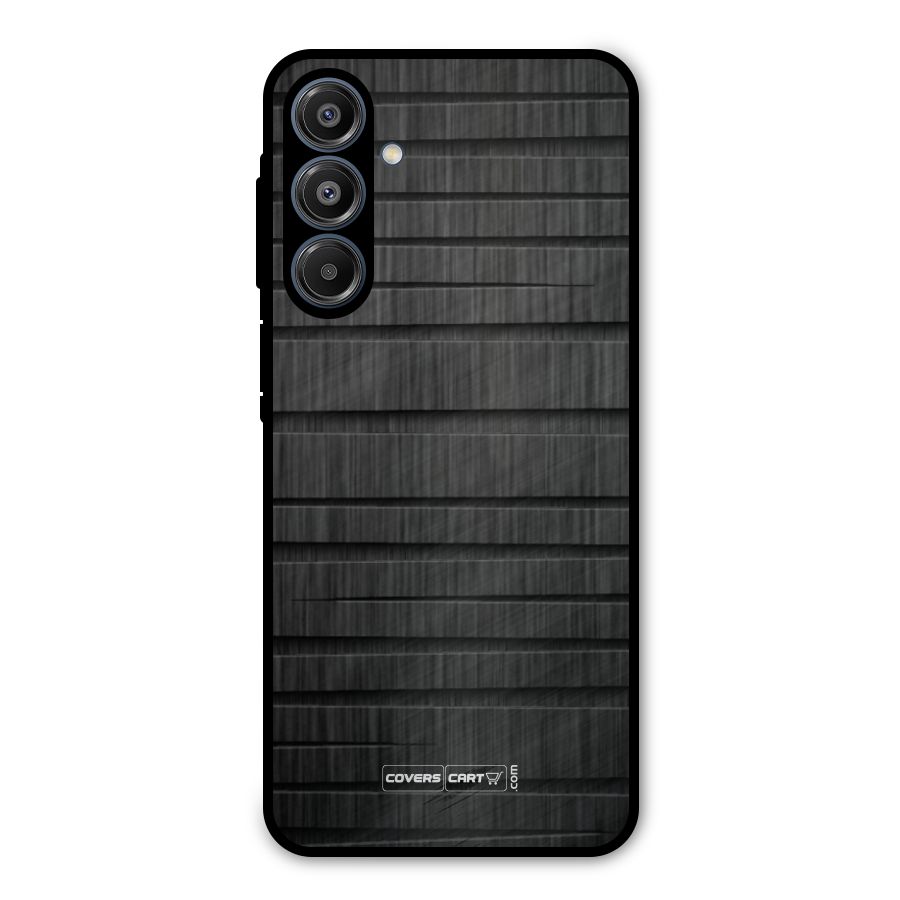 Black Abstract Metal Back Case for Galaxy A16 5G