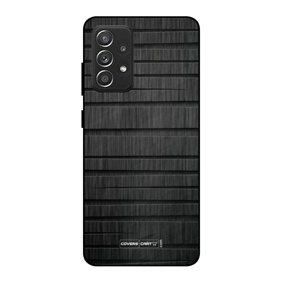 Black Abstract Metal Back Case for Galaxy A52s 5G