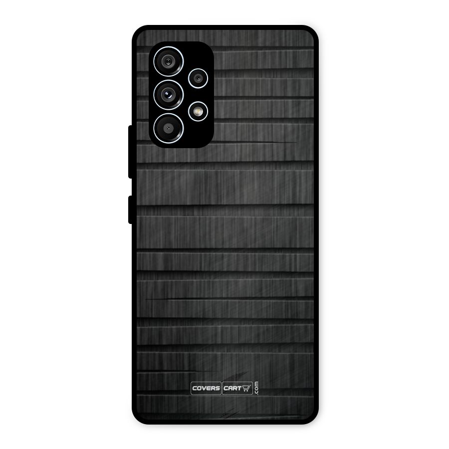 Black Abstract Metal Back Case for Galaxy A53 5G