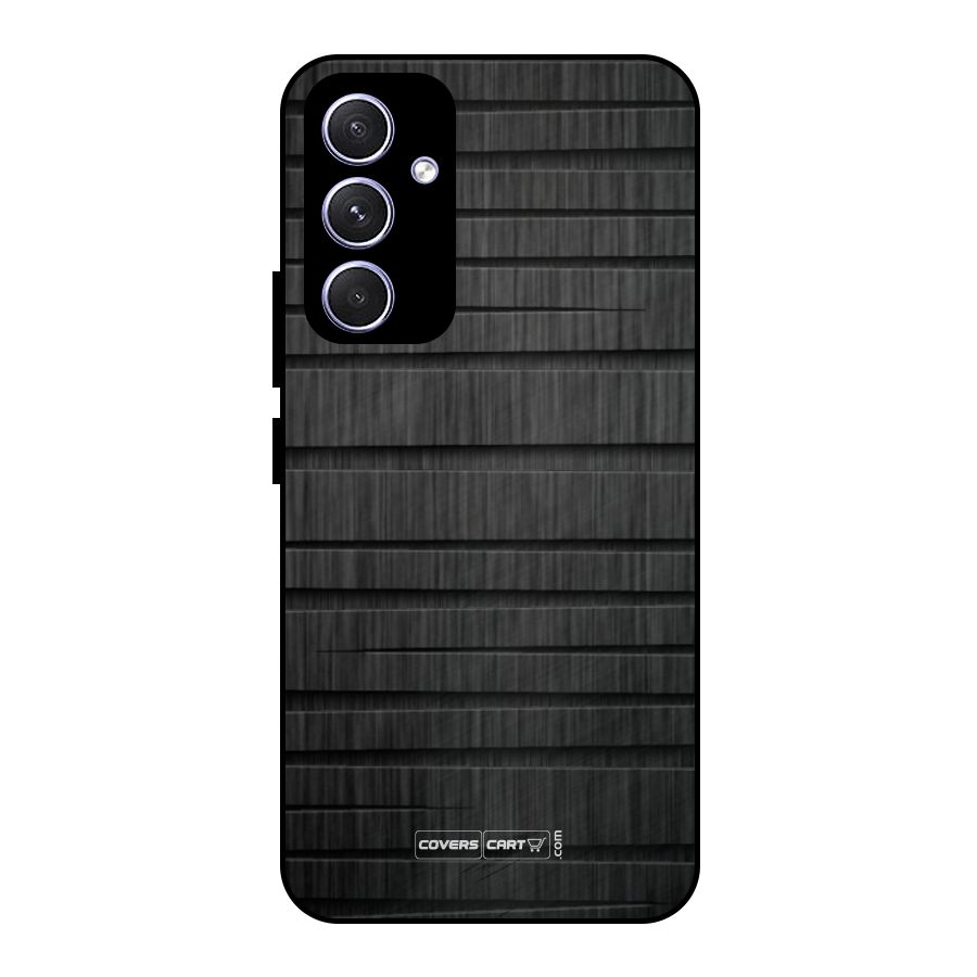 Black Abstract Metal Back Case for Galaxy A54