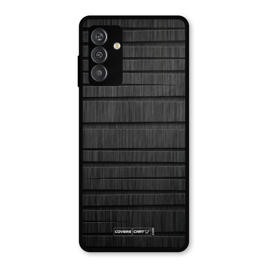 Black Abstract Metal Back Case for Galaxy F13