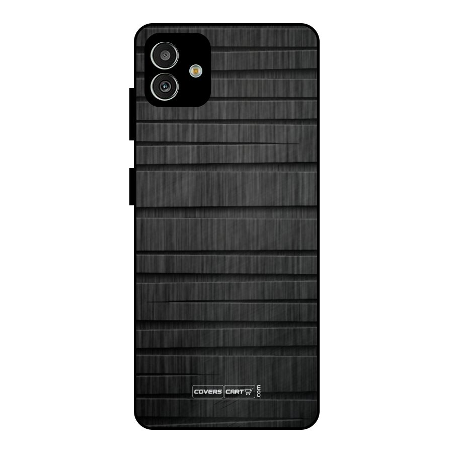 Black Abstract Metal Back Case for Galaxy M13 5G