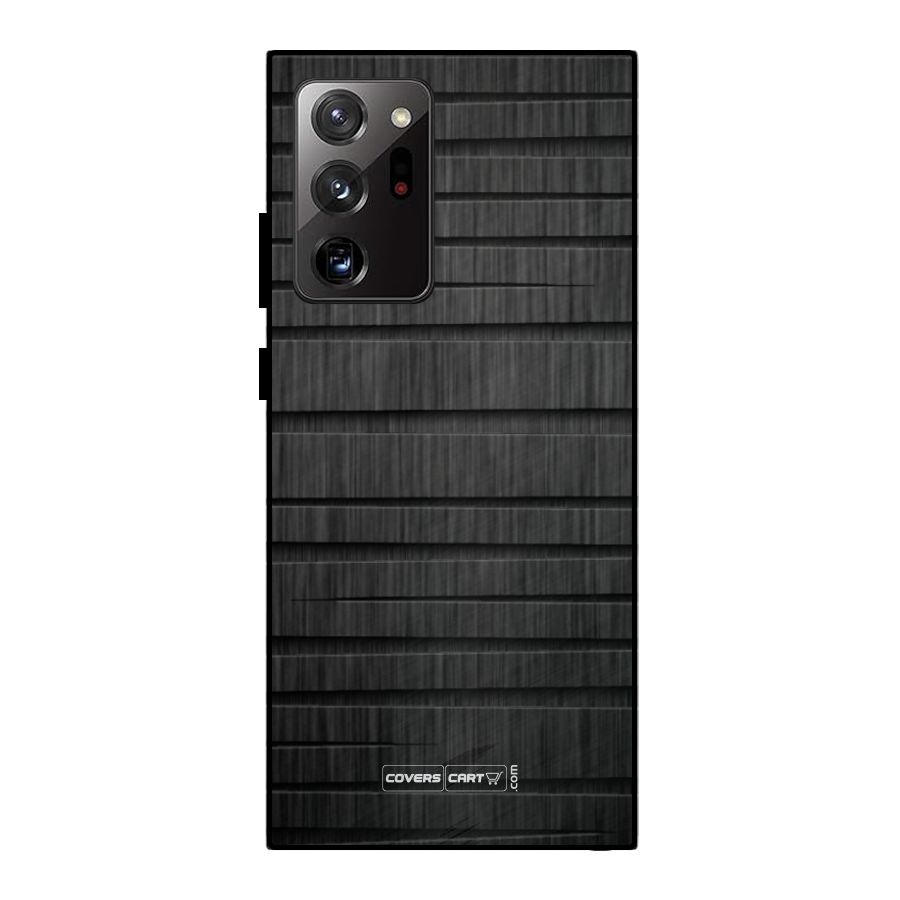 Black Abstract Metal Back Case for Galaxy Note 20 Ultra 5G