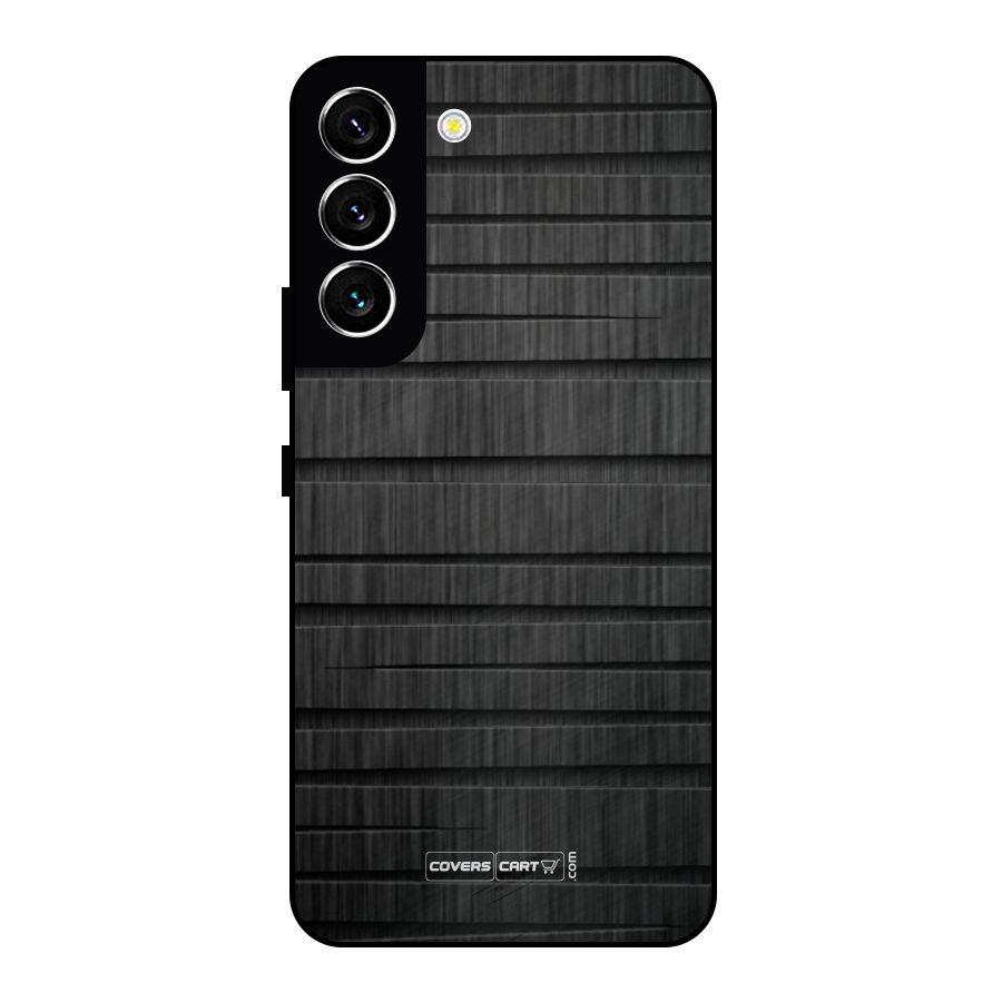 Black Abstract Metal Back Case for Galaxy S22 5G
