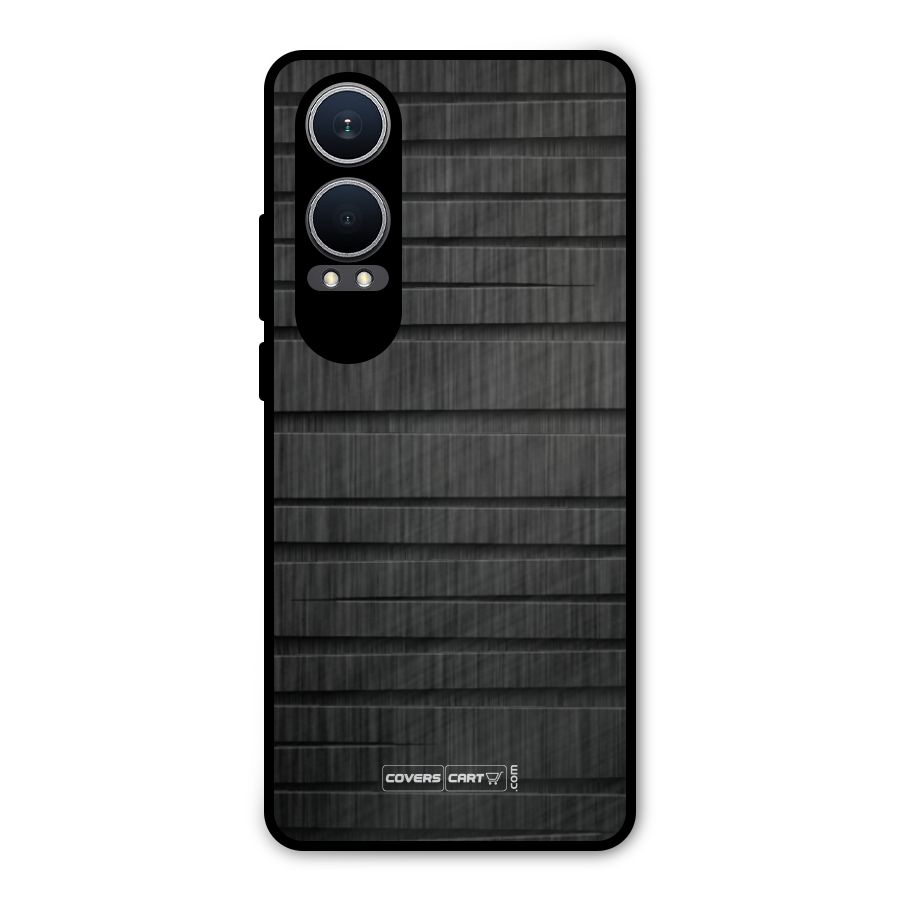 Black Abstract Metal Back Case for OnePlus Nord CE4 Lite