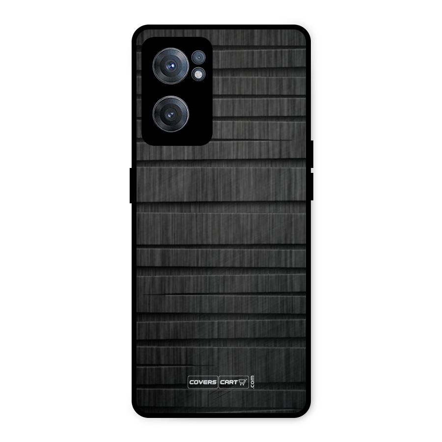 Black Abstract Metal Back Case for OnePlus Nord CE 2 5G