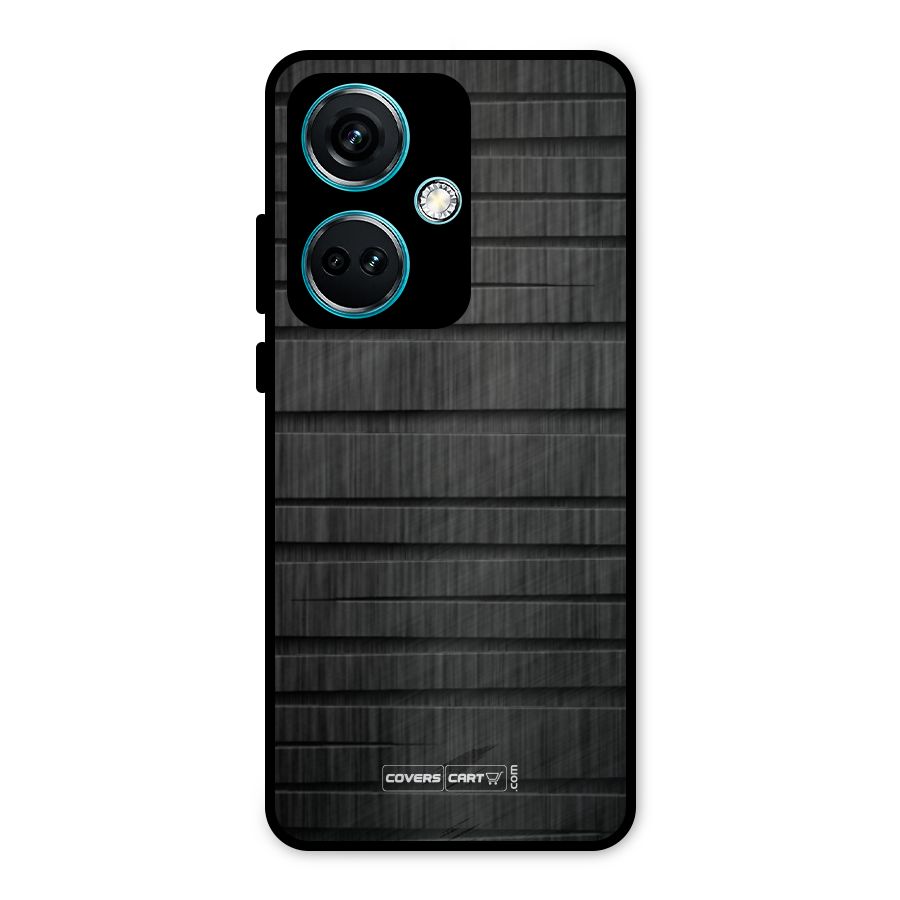Black Abstract Metal Back Case for OnePlus Nord CE 3 5G