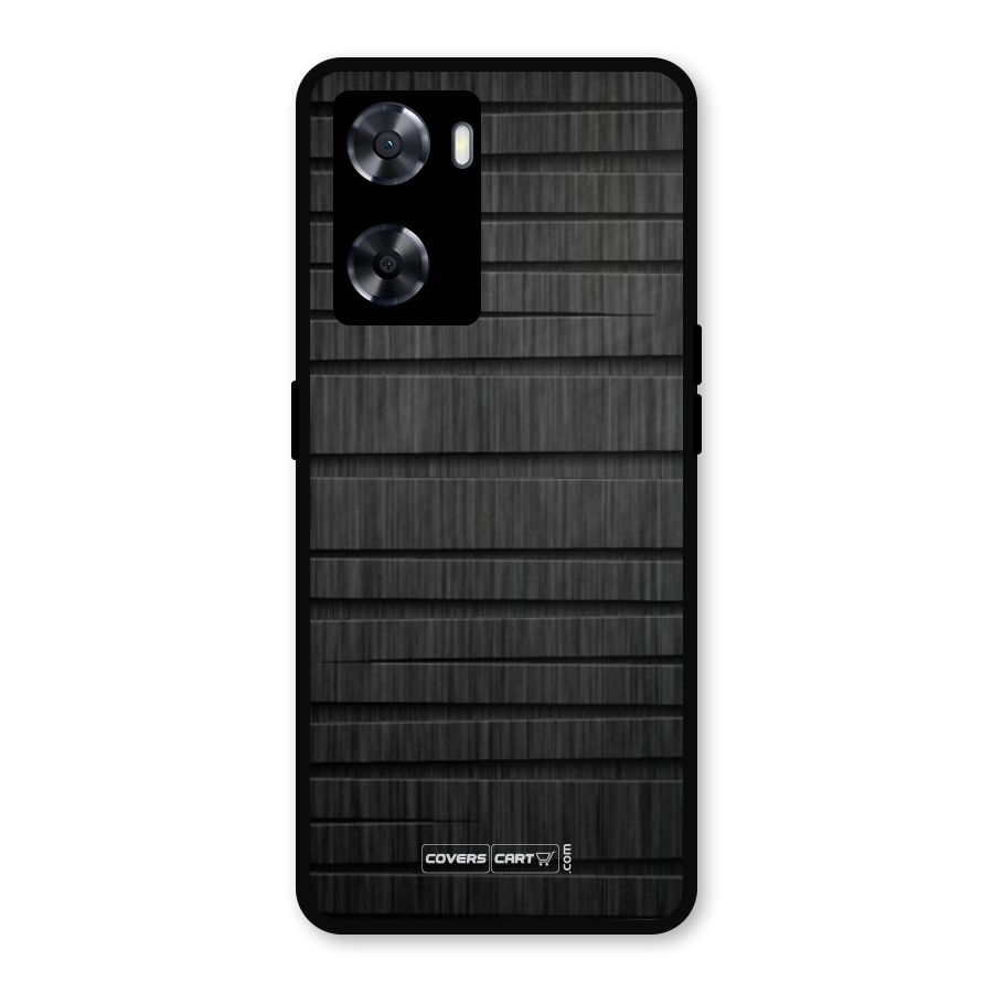 Black Abstract Metal Back Case for OnePlus Nord N20 SE