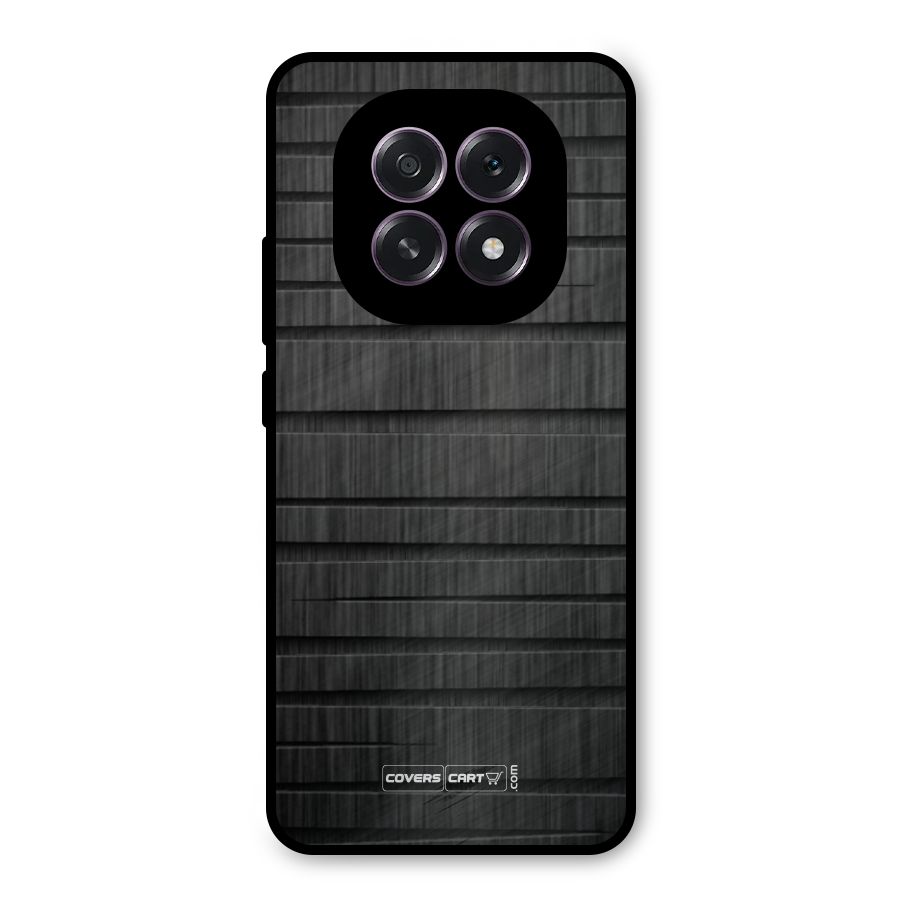 Black Abstract Metal Back Case for Oppo F29