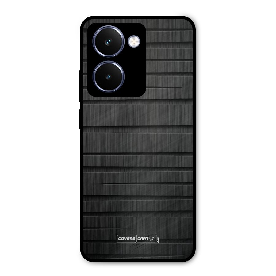 Black Abstract Metal Back Case for Realme P3 Ultra