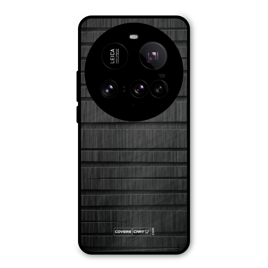 Black Abstract Metal Back Case for Xiaomi 15 Ultra
