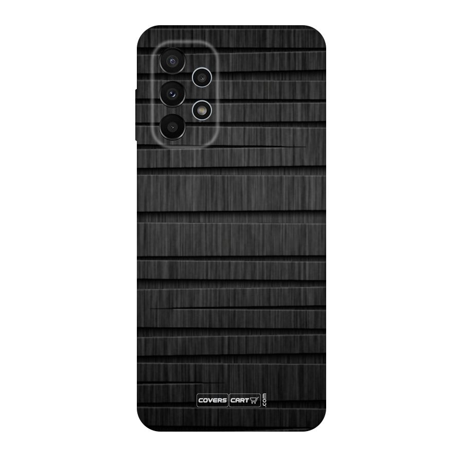 Black Abstract Original Polycarbonate Back Case for Galaxy A23