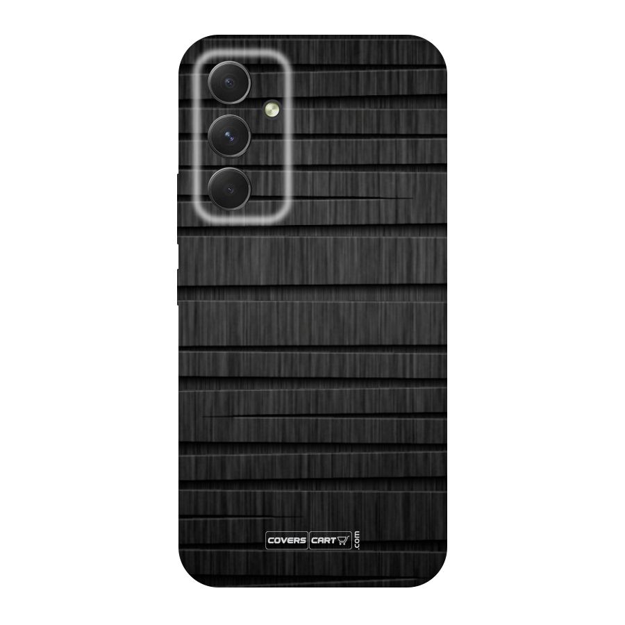 Black Abstract Original Polycarbonate Back Case for Galaxy A54