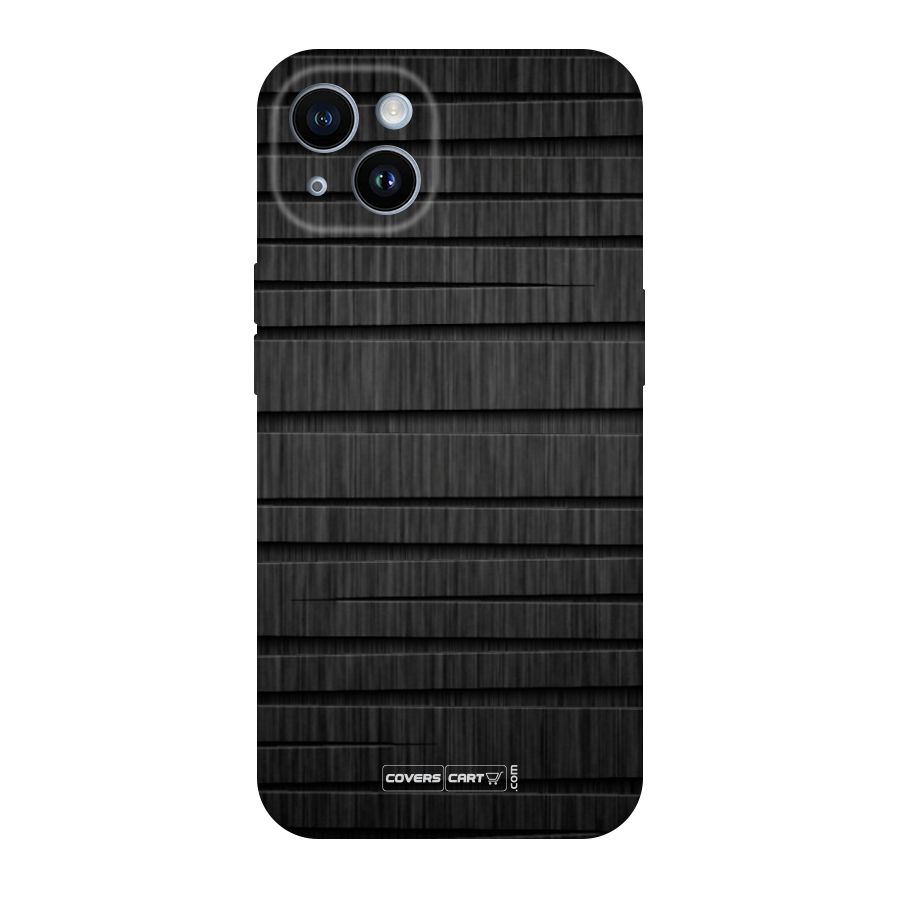 Black Abstract Original Polycarbonate Back Case for iPhone 14