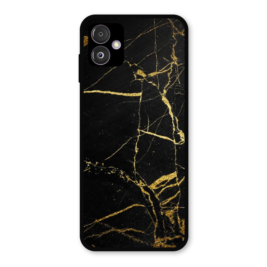 Black And Gold Design Metal Back Case for Galaxy F14