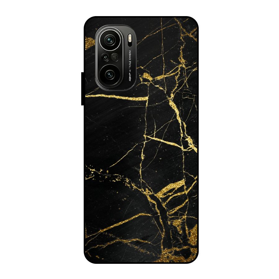 Black And Gold Design Metal Back Case for Mi 11x