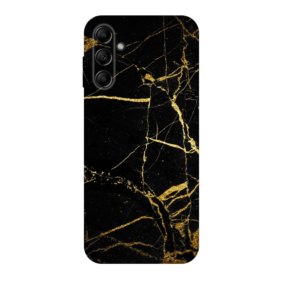Black And Gold Design Original Polycarbonate Back Case for Galaxy A14 5G
