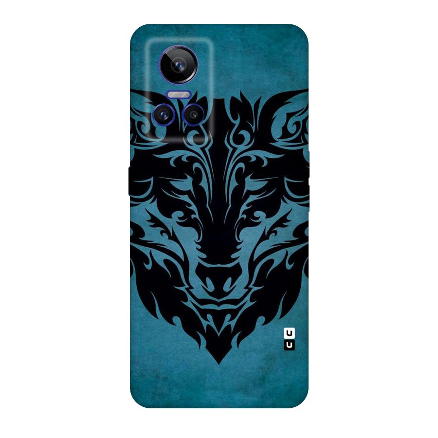 Black Artistic Wolf Original Polycarbonate Back Case for Realme GT Neo 3