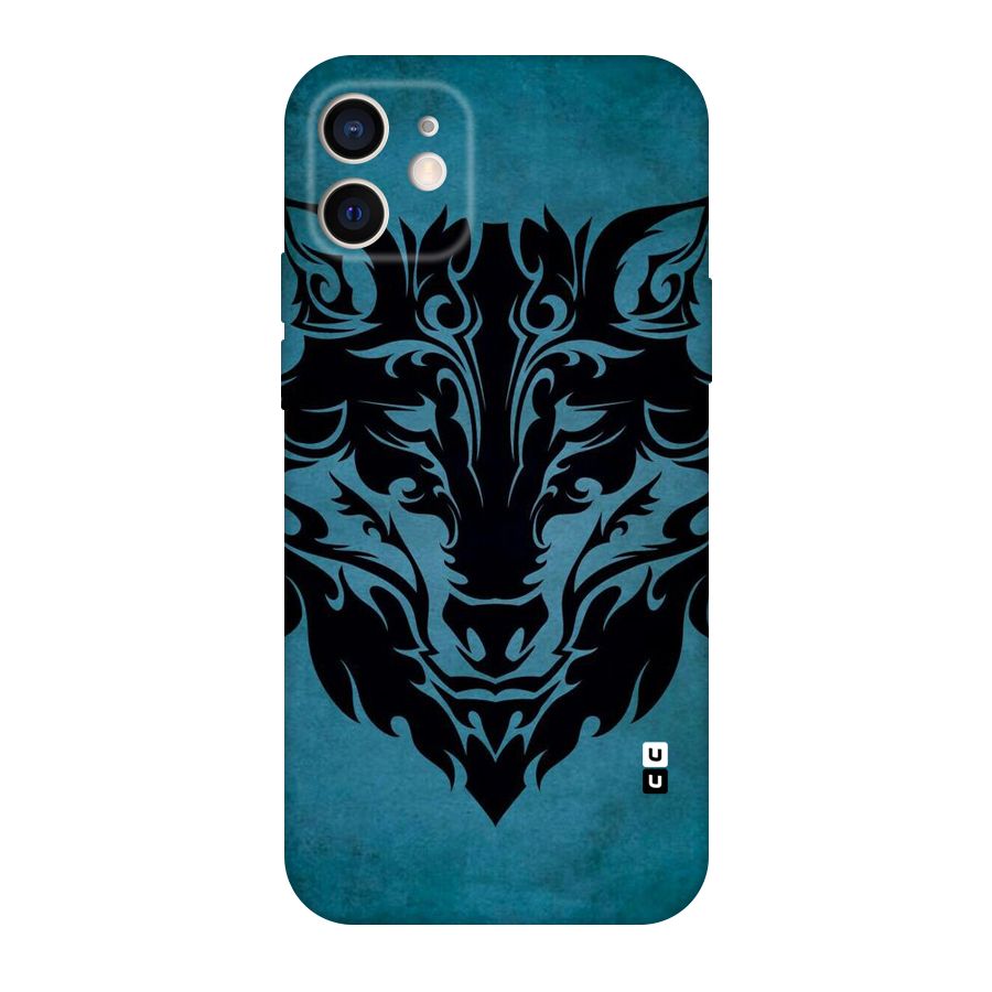 Black Artistic Wolf Original Polycarbonate Back Case for iPhone 12