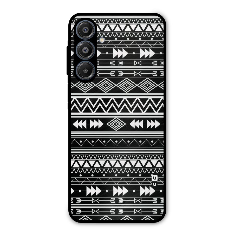 Black Aztec Creativity Metal Back Case for Galaxy A16 5G