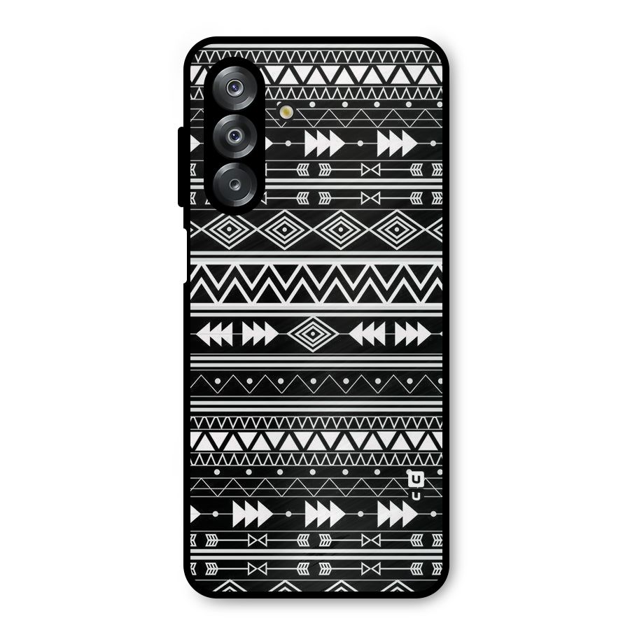 Black Aztec Creativity Metal Back Case for Galaxy A26