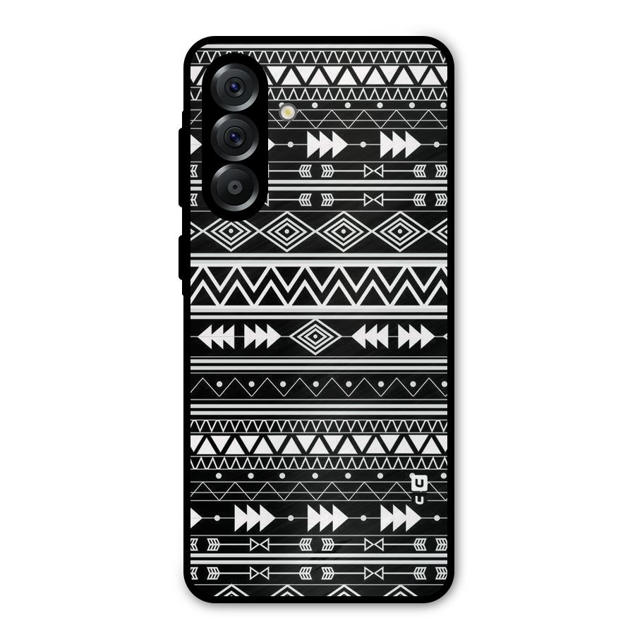 Black Aztec Creativity Metal Back Case for Galaxy A36