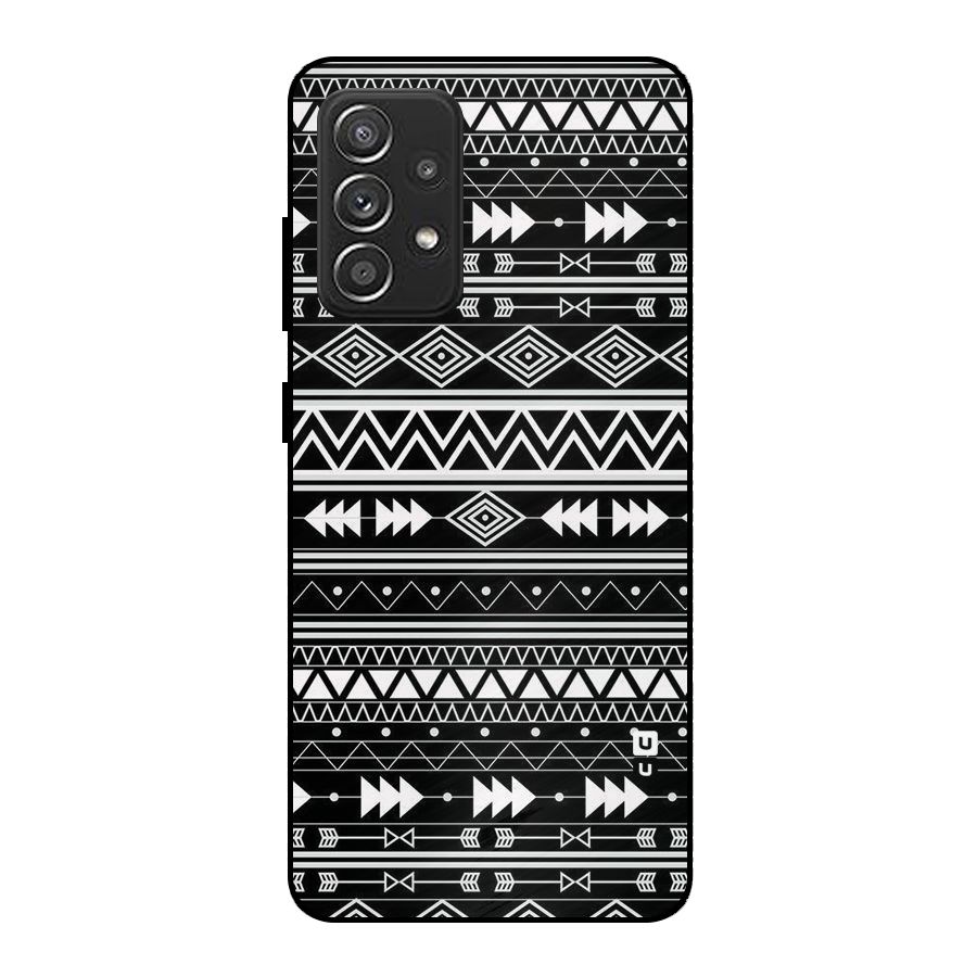 Black Aztec Creativity Metal Back Case for Galaxy A52s 5G