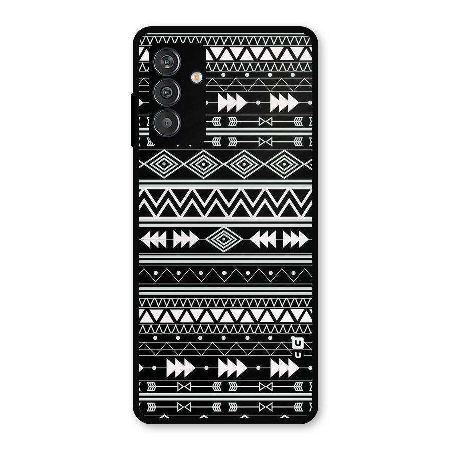 Black Aztec Creativity Metal Back Case for Galaxy F13