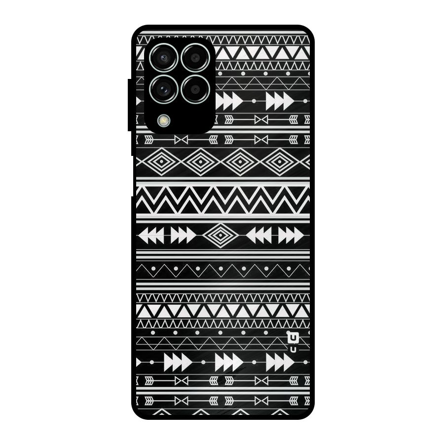Black Aztec Creativity Metal Back Case for Galaxy M33