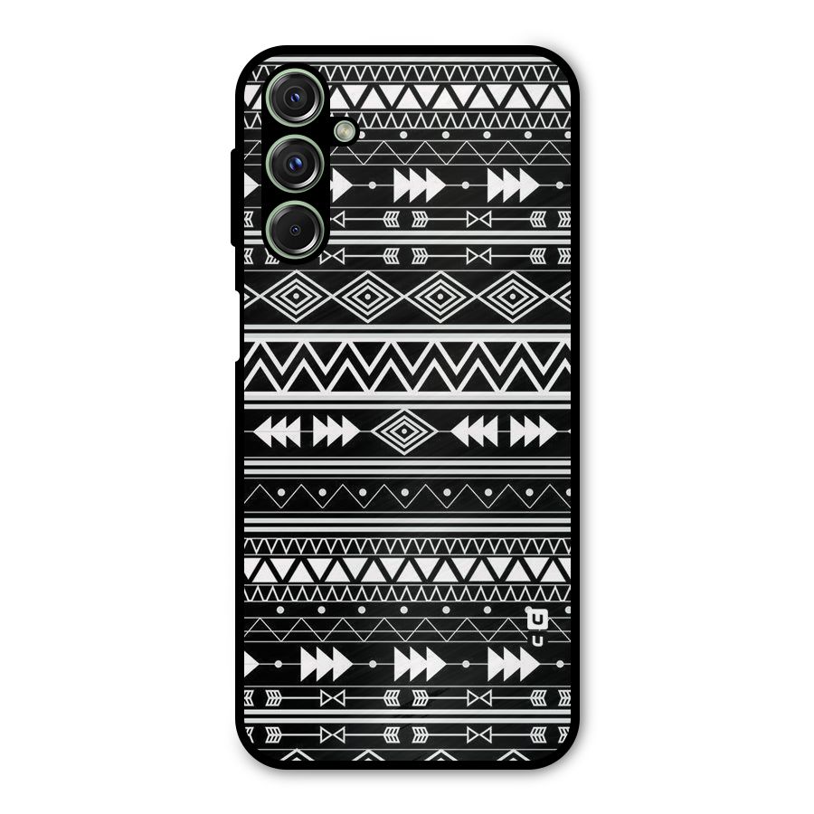 Black Aztec Creativity Metal Back Case for Galaxy M34